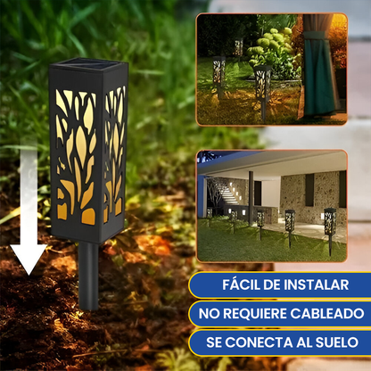 Luces Solares de Estaca Para Jardín PROMO 6X1