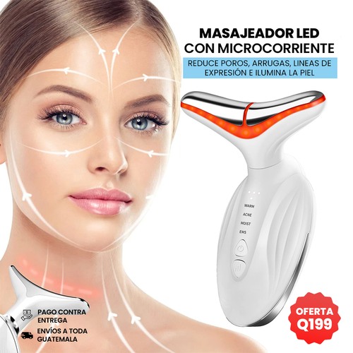 Masajeador Facial LED®️ Efecto Lifting