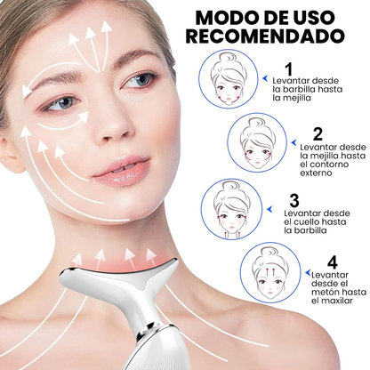 Masajeador Facial LED®️ Efecto Lifting